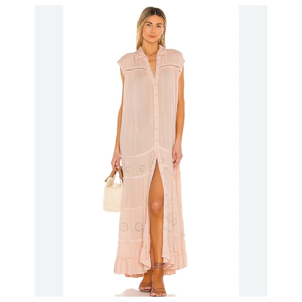 NWT Free People Pretty Cozy Maxi Dress - Picture 5 of 10